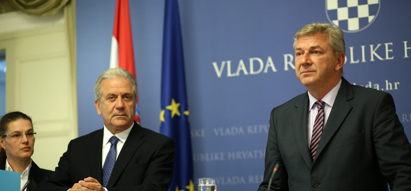 Potpredsjednik Ostojić s povjerenikom EK: Komisija nas podržava, za izbjegličku krizu na raspolaganju su nam fondovi EU